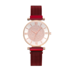 Women’s 36mm Quartz Watch with Magnetic Milanese Strap