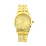 Gold-Tone Analog Quartz Wrist Watch – Stainless Steel
