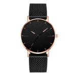 Men’s Minimalist Analog Quartz Watch – Stainless Steel