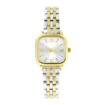 Women’s Analog Quartz Two-Tone Bracelet Watch – Silver and Gold Tone