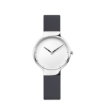 Quartz Analog Wrist Watch with Stainless Steel Case and Leather Strap - Image 5