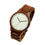 Quartz Analog Wooden Wrist Watch – 44 mm - Image 2