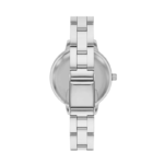 Women’s Analog Quartz Bracelet Watch – Silver Tone Alloy Band, 28 mm - Image 3