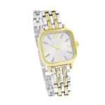 Women’s Analog Quartz Two-Tone Bracelet Watch – Silver and Gold Tone - Image 3
