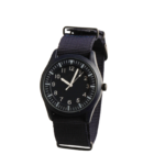 Quartz Analog Wrist Watch with Stainless Steel Case and Leather Strap - Image 2
