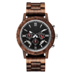 Quartz Analog Wooden Wrist Watch for Men – 48 mm - Image 5