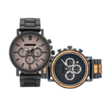 Quartz Analog Wooden Wrist Watch for Men – 44 mm - Image 4