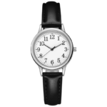 Analog Quartz Wrist Watch – Leather Strap, 32 mm Dial - Image 6
