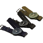 Quartz Analog Wrist Watch with Stainless Steel Case and Leather Strap - Image 4