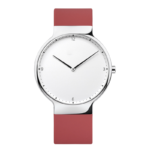 Quartz Analog Wrist Watch with Stainless Steel Case and Leather Strap - Image 4