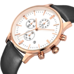 Analog Chronograph Quartz Wrist Watch with Stainless Steel Case – 36 mm - Image 4