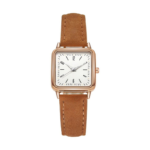 Women’s Analog Quartz Leather Strap Watch with Luminous Hands - Image 6
