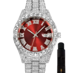 Unisex Quartz Watch with Date Display – Gold-Tone Metal Strap - Image 6