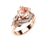 Gold Tone Bow Ring with Cubic Zirconia – Size 7