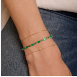 Gold Tone Adjustable Tennis Bracelet with Cubic Zirconia – 10 Inches - Image 4