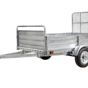 DK2 5-ft x 7-ft Steel Utility Trailer with Ramp Gate ( 1639-lb Capacity ) 2491713