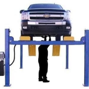 ATLAS 14,000 lb 4-Post Commercial Car Lift – Heavy Duty Vehicle Hoist